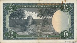 5 Pounds RODESIA  1966 P.29a BC