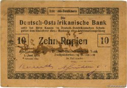 10 Rupien Deutsch Ostafrikanische Bank  1916 P.42 BB