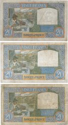20 Francs TRAVAIL ET SCIENCE Lot FRANCE  1940 F.12.lot TB