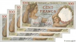 100 Francs SULLY Lot FRANCE  1941 F.26.lot