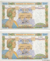 500 Francs LA PAIX Lot FRANCE  1941 F.32.15