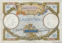 50 Francs LUC OLIVIER MERSON type modifié FRANCE  1931 F.16.02 TB+