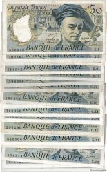 50 Francs QUENTIN DE LA TOUR Lot FRANCE 1976 F.67.lot