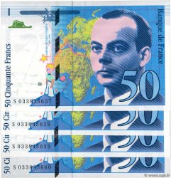 50 Francs SAINT-EXUPÉRY modifié Consécutifs FRANCE  1997 F.73.04