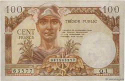 100 Francs TRÉSOR PUBLIC FRANCE 1955 VF.34.01