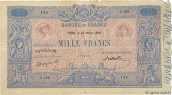 1000 Francs BLEU ET ROSE FRANCE 1893 F.36.05