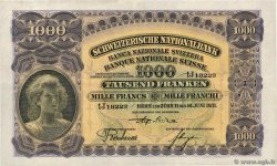 1000 Francs SUISSE  1931 P.37c