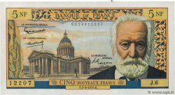 5 Nouveaux Francs VICTOR HUGO FRANCE  1959 F.56.01