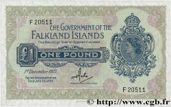 1 Pound ÎLES FALKLAND 1977 P.08c