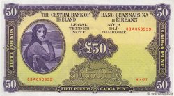 50 Pounds IRLANDE  1977 P.068c SUP+