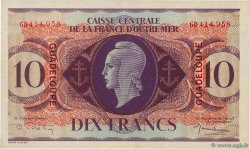 10 Francs Type anglais GUADELOUPE  1944 P.27a AU+