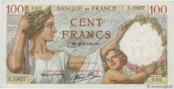 100 Francs SULLY FRANKREICH  1940 F.26.29 fST+