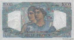 1000 Francs MINERVE ET HERCULE FRANCE  1950 F.41.32 AU-