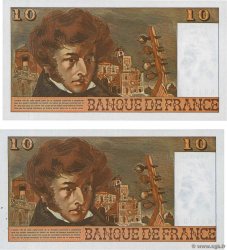 10 Francs BERLIOZ Lot FRANCE  1975 F.63.09 pr.NEUF