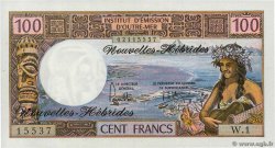 100 Francs NOUVELLES HÉBRIDES 1975 P.18c