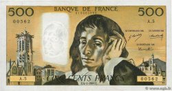 500 Francs PASCAL FRANCE 1968 F.71.01