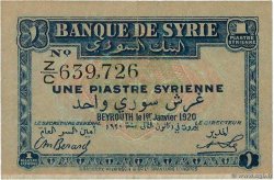 1 Piastre SYRIE  1920 P.006