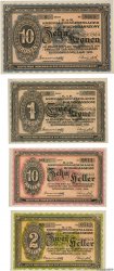 2 Heller au 10 Kronen Lot HUNGARY Boldogasszony 1916  UNC-