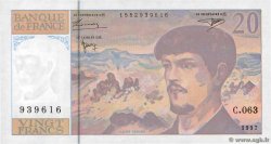 20 Francs DEBUSSY Modifié FRANCE 1997 F.66ter.02-63