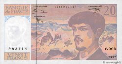20 Francs DEBUSSY Modifié FRANCE  1997 F.66ter.02-63
