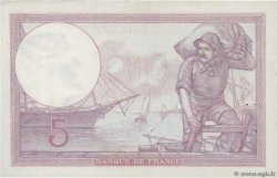 5 Francs FEMME CASQUÉE FRANCE  1922 F.03.06 XF+