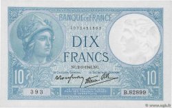 10 Francs MINERVE modifié FRANCE  1941 F.07.26 pr.NEUF