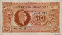500 Francs MARIANNE fabrication anglaise FRANCE  1945 VF.11.01 TTB