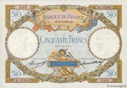 50 Francs LUC OLIVIER MERSON type modifié FRANCE  1934 F.16.05 pr.SUP