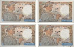 10 Francs MINEUR Lot FRANCE  1944 F.08.10