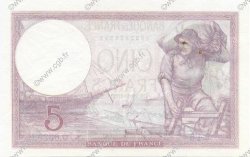5 Francs FEMME CASQUÉE modifié FRANCE  1939 F.04.10 pr.SPL