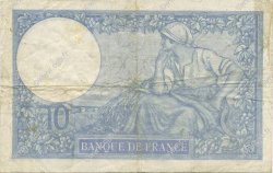 10 Francs MINERVE modifié Numéro radar FRANCE  1939 F.07.03 TTB