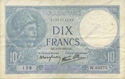10 Francs MINERVE modifié FRANCIA  1941 F.07.30 q.SPL
