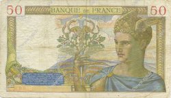 50 Francs CÉRÈS modifié FRANCE  1938 F.18.16 TB