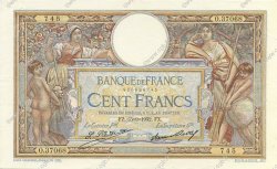 100 Francs LUC OLIVIER MERSON grands cartouches FRANCIA  1932 F.24.11