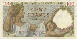 100 Francs SULLY FRANCE  1939 F.26.05 TTB