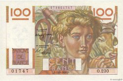 100 Francs JEUNE PAYSAN FRANCE  1948 F.28.17