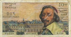 10 Nouveaux Francs RICHELIEU FRANCE  1960 F.57.11 TB+