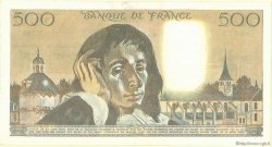 500 Francs PASCAL FRANCE  1968 F.71 TTB