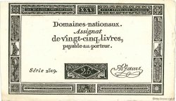 25 Livres FRANCE  1793 Ass.43a SPL+