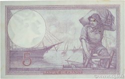 5 Francs FEMME CASQUÉE FRANCE  1924 F.03.08 SUP
