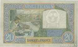 20 Francs TRAVAIL ET SCIENCE FRANCE  1941 F.12.19 TB+