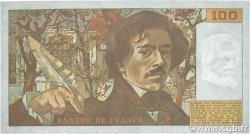 100 Francs DELACROIX modifié FRANCE  1986 F.69.10 AU+