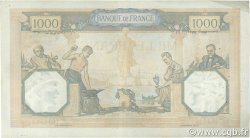 1000 Francs CÉRÈS ET MERCURE type modifié FRANCE  1938 F.38.25 TTB
