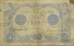 5 Francs BLEU FRANCE  1915 F.02.31 pr.TB