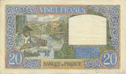 20 Francs TRAVAIL ET SCIENCE FRANCE  1940 F.12.05 TTB+