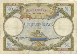 50 Francs LUC OLIVIER MERSON type modifié FRANCE  1930 F.16.01 B