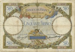 50 Francs LUC OLIVIER MERSON type modifié FRANCE  1933 F.16.04 B+