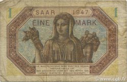 1 Mark SARRE FRANCE  1947 VF.44.01 pr.TB