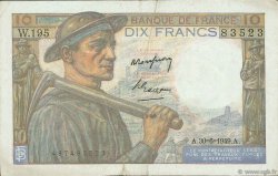 10 Francs MINEUR FRANCE  1949 F.08.22 SUP