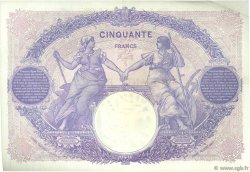 50 Francs BLEU ET ROSE FRANCE  1919 F.14.32 pr.SUP